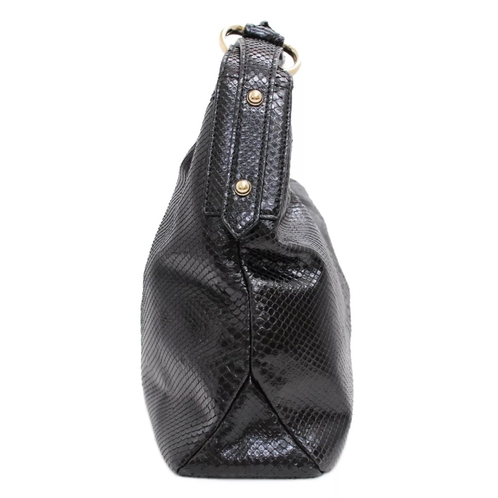 ❌SOLD❌GUCCI
Python Small Horsebit Chain Hobo Black - Picture 2 of 9